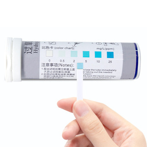 Peroxid-Teststreifen 0-25 mg/L, 100 Tests, Wasserqualitätsanalyse-Papier für Labor und Abwasser - Product Image 5