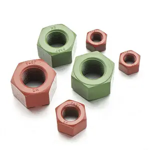 Plain Black Xylan ASTM A194 2h Heavy Hex Nut