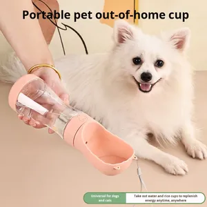 Gobelet de voyage multifonctionnel pour animaux de compagnie, écologique, distributeur d'eau et de nourriture pour chien, gobelet d'eau en plastique pour extérieur - Product Image 4