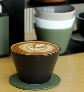 Modern mat sır porselen kahve çay bardağı <span class=keywords><strong>set</strong></span>-espresso Cappuccino Latte kupa ev Cafe kahve Bar kullanımı için - Product Image 4