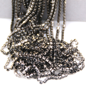 Cadena de copa de diamantes de imitación sueltos de <span class=keywords><strong>cristal</strong></span> negro metálico con garra plateada <span class=keywords><strong>9</strong></span> facetas Hot Fix-Calidad superior - Product Image 4