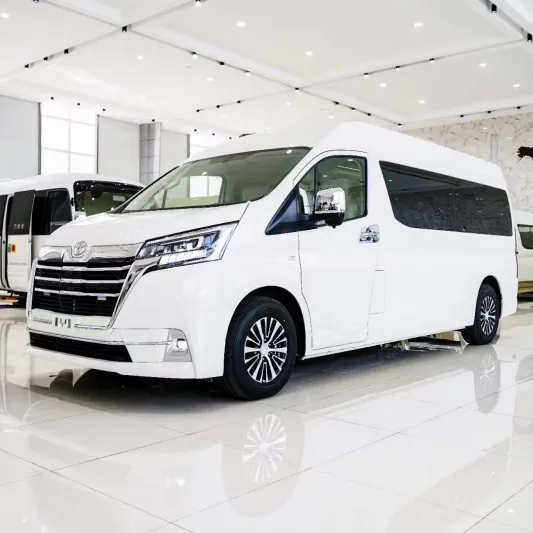 รถมินิบัสมือสอง T0y0ta Hiace Bus เครื่องยนต์ดีเซล RHD LHD รถมินิบัสมือสอง 6-18 ที่นั่ง พร้อมส่วนลดราคา