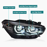 Conjunto de Faros LED para BMW Serie 1 (F20/F21) 2015-2018, Repuesto de Faros Delanteros, Suministro de Fábrica, Piezas de Automóvil -- Un Par