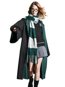 Costume da Cosplay della Casa Ravenclaw di <span class=keywords><strong>Harry</strong></span> <span class=keywords><strong>Potter</strong></span>, Mantello Lungo da Mago con Cravatta per Eventi e Carnevale - Product Image 2