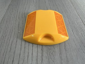 Reflector de Carretera con Batería Ni-MH, LED Solar, IP68, Luz Ámbar Intermitente, Reflector de Plástico, Color Personalizado, Ojos de Gato, <span class=keywords><strong>Seguridad</strong></span> Vial - Product Image 2