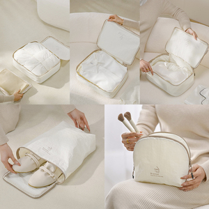 مجموعة تخزين قابلة للطي مقاومة للماء مصنوعة من التارسلون، منظم ملابس كبير السعة للسفر والأعمال، طقم أمتعة مريح - Product Image 6