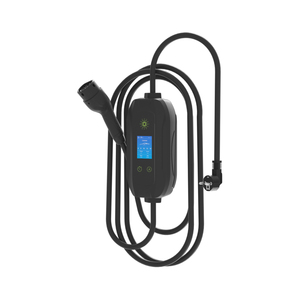 Cargador Portátil para Vehículos Eléctricos de 3.5KW-22KW, Corriente Ajustable, Pantalla LCD, Temporizador, Tipo 1, Tipo 2, GBT, Cable de Carga Manual para Coche Eléctrico - Product Image 1