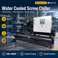 Système de refroidissement industriel 120HP, refroidisseur à vis à eau, solution de refroidissement centralisée pour usage manufacturier
