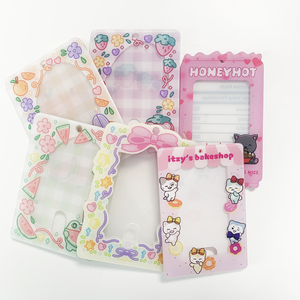 พวงกุญแจอะนิเมะสำหรับใส่การ์ดรูปภาพอะคริลิคตามสั่งพวงกุญแจสำหรับถ่ายรูปขนาดเล็ก - Product Image 1