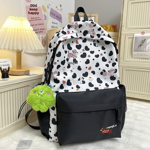 Mochila Escolar <span class=keywords><strong>de</strong></span> Nailon Sintético con Patrón Geométrico Estilo Universitario, Unisex, para Estudiantes <span class=keywords><strong>de</strong></span> <span class=keywords><strong>Secundaria</strong></span> y Preparatoria, para Viajes y Actividades al Aire Libre - Product Image 2