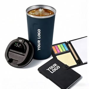 Gobelet isotherme intelligent en acier inoxydable avec logo personnalisé, cadeau promotionnel pour entreprise, affichage de la température LED, bouteille d'eau - Product Image 1