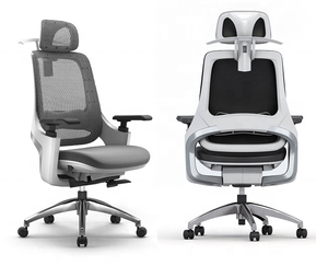 NUOGO GT1-BTY-C High Back Contemporary Luxury BIFMA Certified Ergonomic Executive Revolving Mesh <b>Office</b> <b>Chair</b> Adjustable PU - Product Image 3