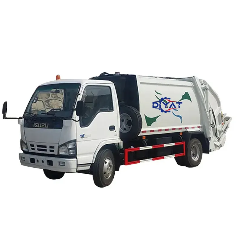 high quality rubbish truck 4*2 refuse compactor garbage transporting isuzu truck