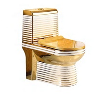 WC moderne en céramique allongé à double chasse avec évacuation par siphon en S, à poser au sol