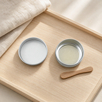 Boîte de parfum solide en aluminium de 30 ml avec bouchon à vis, imprimée à l'écran, pour cosmétiques, soins de la peau et crème pour le visage