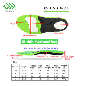 JOGHN ילד רגל תמיכת Orthotic רפידות בריטניה אורטופדי רגל מתקנת Plantar Fasciitis קשת תומך מדרסי ילד מדרסים - Product Image 4