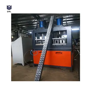 Cnc Pipa Baja Tabung Lubang Desktop Pukulan Persegi Pipa Hidrolik Mesin Punching