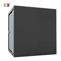 Armoire murale MINI Rack 10 pouces SOHO avec porte en verre gris fumé