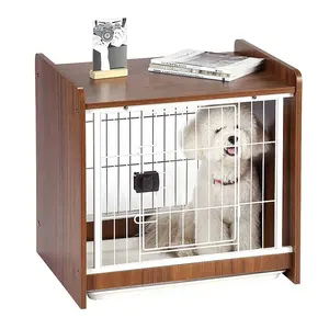 New design Indoor dog House Furniture Wooden Dog Crate Dog Kennels