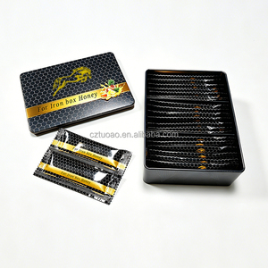 Custom Logo Luxury Coated Art Tin <strong>Box</strong> 11x5.5x5cm for Daily <strong>Wellness</strong> Natural Honey Tin <strong>Box</strong> - Product Image 2