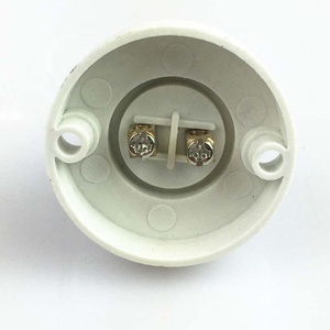 Trắng và đen <span class=keywords><strong>E14</strong></span> <span class=keywords><strong>LED</strong></span> chiếu sáng bóng đèn Đầu chuyển đổi ổ cắm PBT đèn cơ sở 250V vít phong cách Nhựa Chủ - Product Image 5