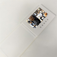 Logo personnalisé Linen Hardcover 7 pouces IPS Screen Wholesale Video Brochure Lcd 2025