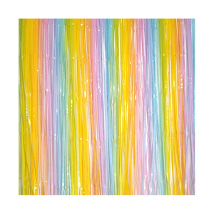 <span class=keywords><strong>Fest</strong></span> Party Event Decoración 2 metros de largo Arco Iris Foil Cortina Telón de fondo Fringe Borlas Cortina - Product Image 3