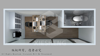 Oficina Móvil Prefabricada en Contenedor de 20 pies/40 pies con Estructura de Acero, Baño, Cocina y Aseo para Obras de Construcción en Venta
