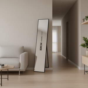 HOMEEPA Specchio a Figura Intera Senza Cornice in Vetro Design Minimalista per Uso Domestico - Product Image 2