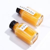 Mocalge — Mini bouteilles en verre 60ml, 2 onces, carrés, françaises, 2 onces, livraison gratuite