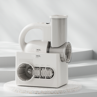 Huis-tuin-en-keuken USB elektrische multifunctionele groentesnijder, automatische snijder en rasp, mini elektrische slushy/groentehakker