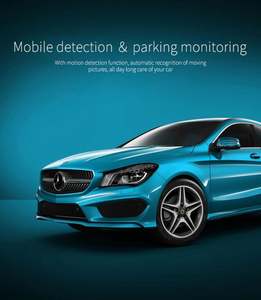 무료 배송 5 인치 자동차 Dvr IPS 화면 비디오 레코더 슈퍼 얇은 대시 캠 - Product Image 4