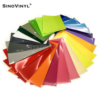 Rollo de Vinilo de PVC para Plotter de Corte, Material para Carteles de Exterior de 24 y 48 Pulgadas, Color Puro Brillante o Mate, Adhesivo Permanente
