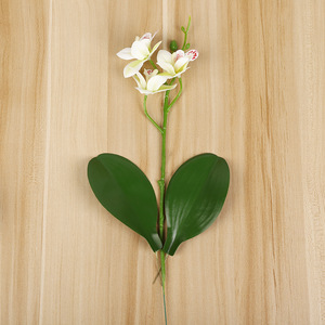 Orchidées Phalaenopsis artificielles Yiwu Datuo Florist, 10 pouces, blanc laiteux, rose, orange, jaune, décoration de mariage - Product Image 4