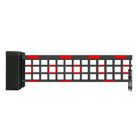 Barrière de stationnement intelligente SHUNXIANG, grande barrière de stationnement solaire, barrière de stationnement avec éclairage LED