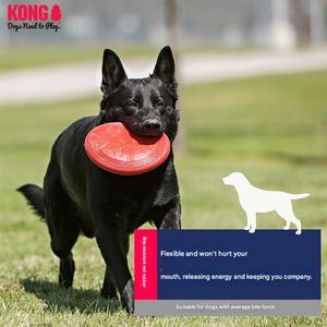 KONG Köpek Döner Oyuncağı - Dayanıklı, Diş Gıcırdatma Oyuncağı, Eğlence, Küçük Köpekler İçin, Dış Mekan Eğitimi Border Collie Özel Döner Oyuncak - Product Image 5