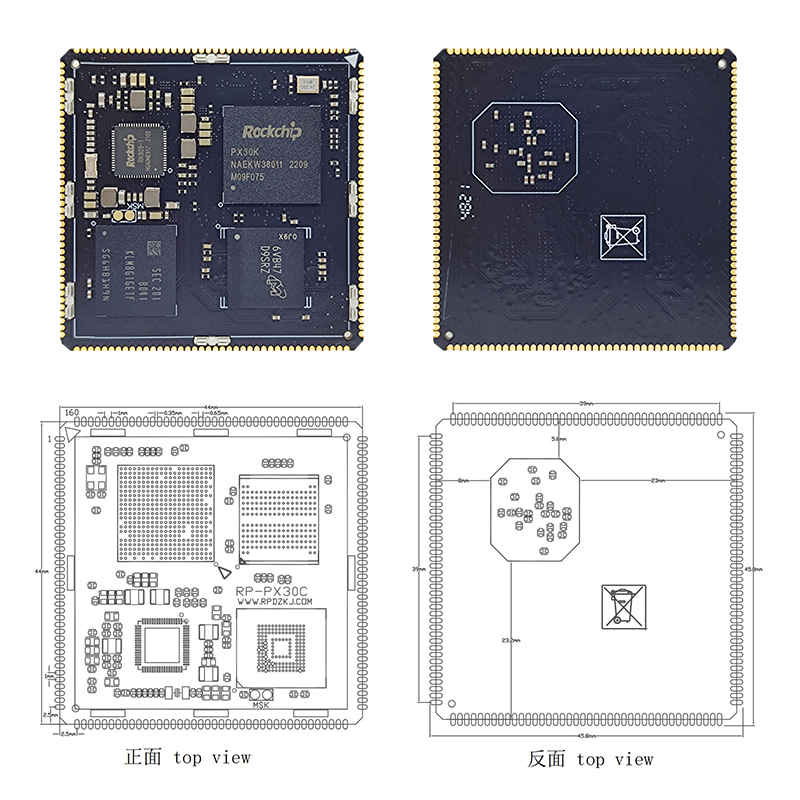 Allwinner T5 development board T5 core board T507 development board allwinnertech Rongpin RP-T507 industrial grade