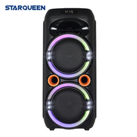 Nouvelles Enceintes de Fête Portables Audio TWS Sans Fil Karaoké RGB 2026 avec Double Haut-Parleur de 6,5 Pouces