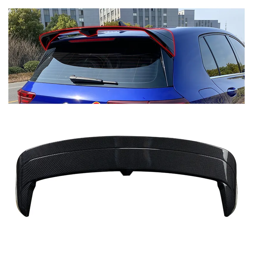 Spoiler dell'ala del bagagliaio posteriore dell'auto di vendita diretta in fabbrica per VW Golf MK8 Clubsport Spoiler 2020 +