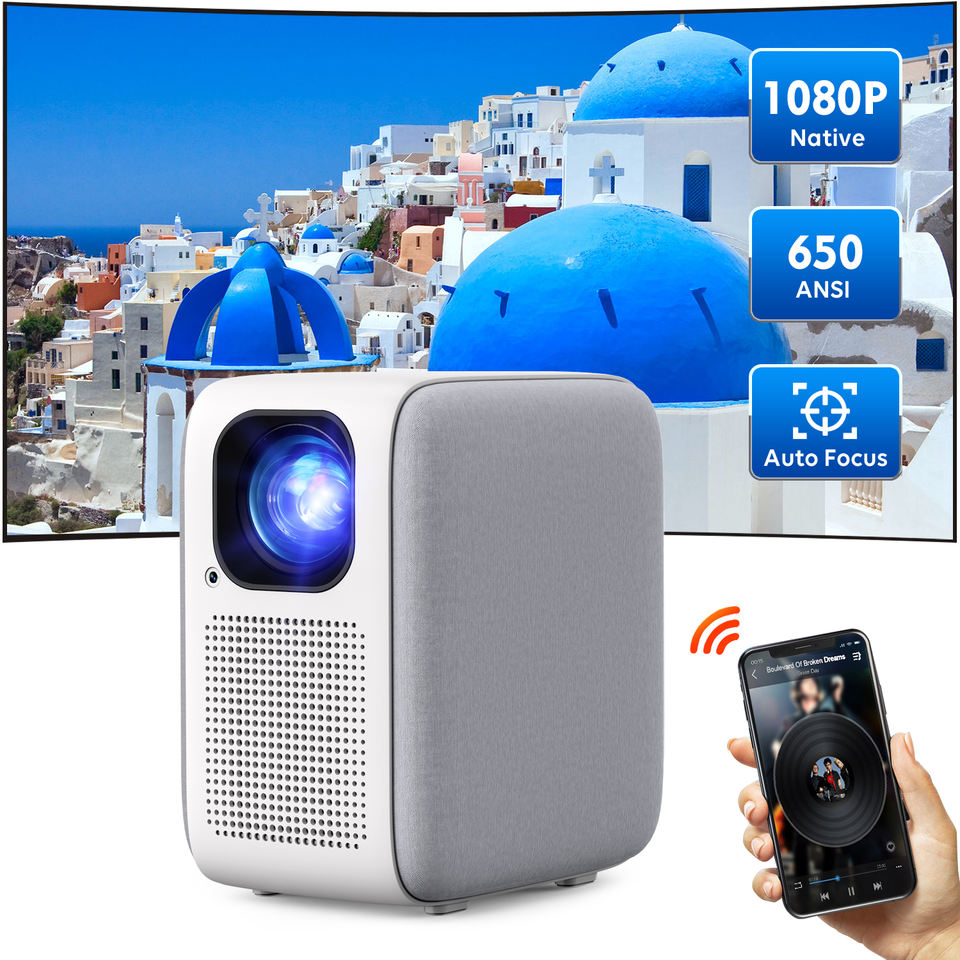 Alibaba Projector LCD LED Mini Smart 4K Ready Video Projector Android Portable 5G WiFi BT ...