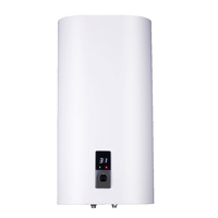 Chauffe-eau électrique à double réservoir en acier inoxydable émaillé avec élément chauffant à sec, idéal pour usage domestique et hôtelier - Offre Spéciale