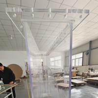 Boîte de laboratoire en acrylique coulé Lucite avec couvercle de protection transparent, épaisseur 3 mm, usage industriel, conception moulée, service de découpe