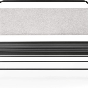 Cross-border wrought iron <b>bed</b>, reinforced and thickened, <b>double</b> luxury Nordic style master bedroom, Instagram-worthy minimalist - Product Image 5