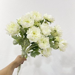<b>Artificial</b> <b>Peony</b> Flowers Silk Flocked Waterproof For Wedding Home Decor Outdoor Photography Props - Product Image 4