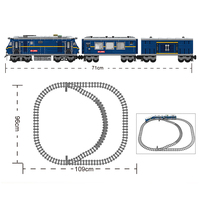 Jouets pour enfants, blocs de construction électronique, Train urbain électrique RC, blocs de construction, Train urbain, à assembler