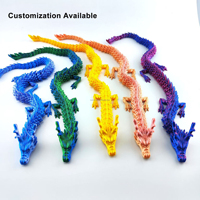 Figurines de dragon chinois imprimées en 3D OEM, ornements, cadeaux, figurines faites à la main, commande en gros personnalisée, fabricant en gros
