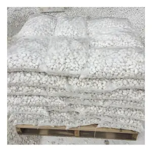 landscape natural pure white pebble stone outdoor rocks white color