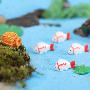 Tượng Nhỏ Bằng Nhựa, Tiểu Cảnh Vườn Cổ Tích, Cá, Mô Hình Động Vật, Trang Trí Nhà Vườn & Nhà Búp Bê Tự Làm, Phụ Kiện Phong Cảnh Rêu - Product Image 3