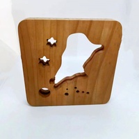 Lampe de nuit LED 3D moderne et minimaliste à thème amour, réutilisable, DIY, couleur personnalisable, tableau acrylique transparent effaçable, support en bois