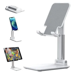 Angle Height Adjustable Folding Phone Holder for iPhone Office Desk Tablet Cell Phone Stand for Samsung Bracket for iPad